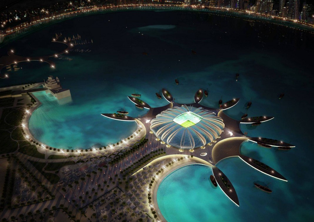 Stadium, where the World Cup will be held 2022, Doha, Qatar