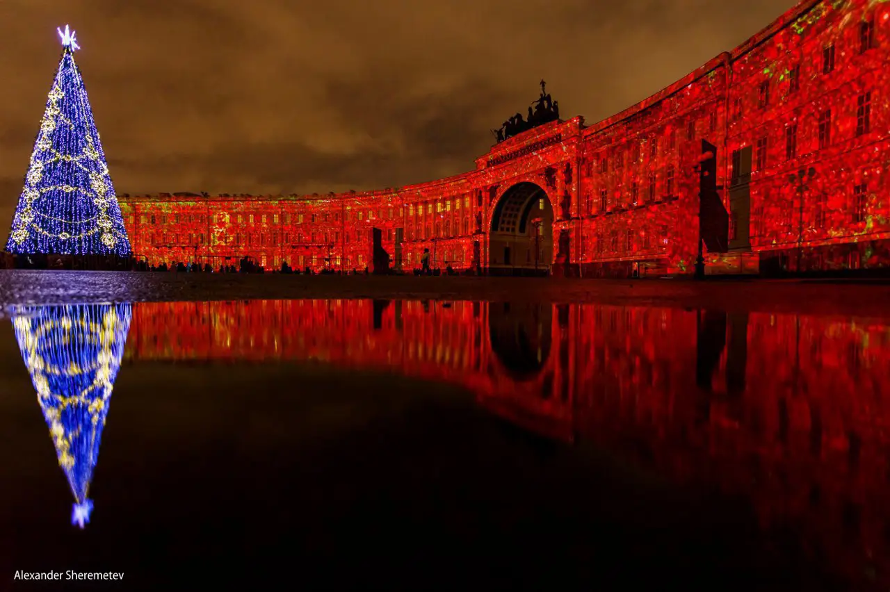 Новогодний Санкт-Петербург, Россия
