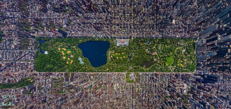 Central Park, New York, USA - an oasis in the stone jungle.
