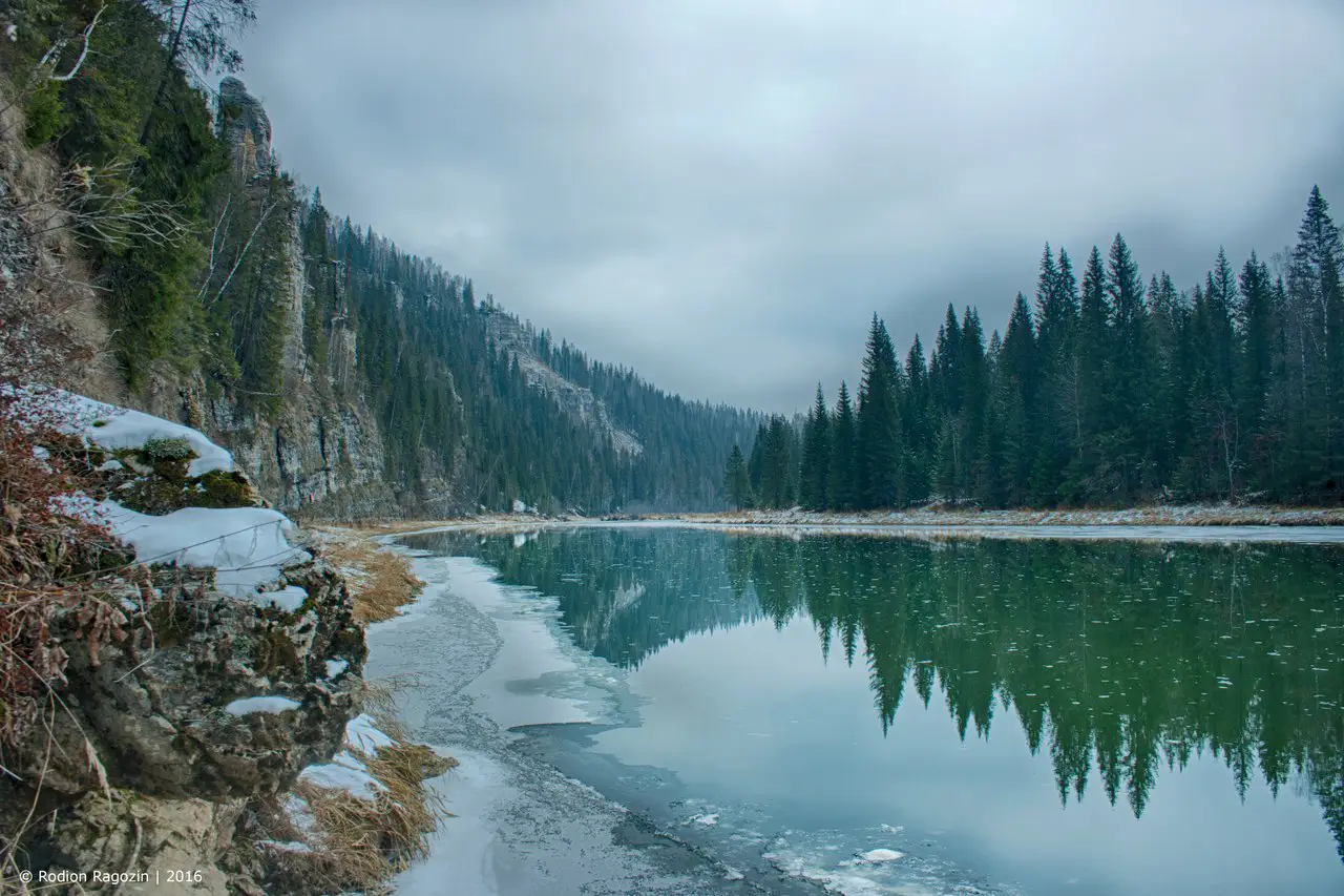 The fairy-tale nature of Usva, Perm region