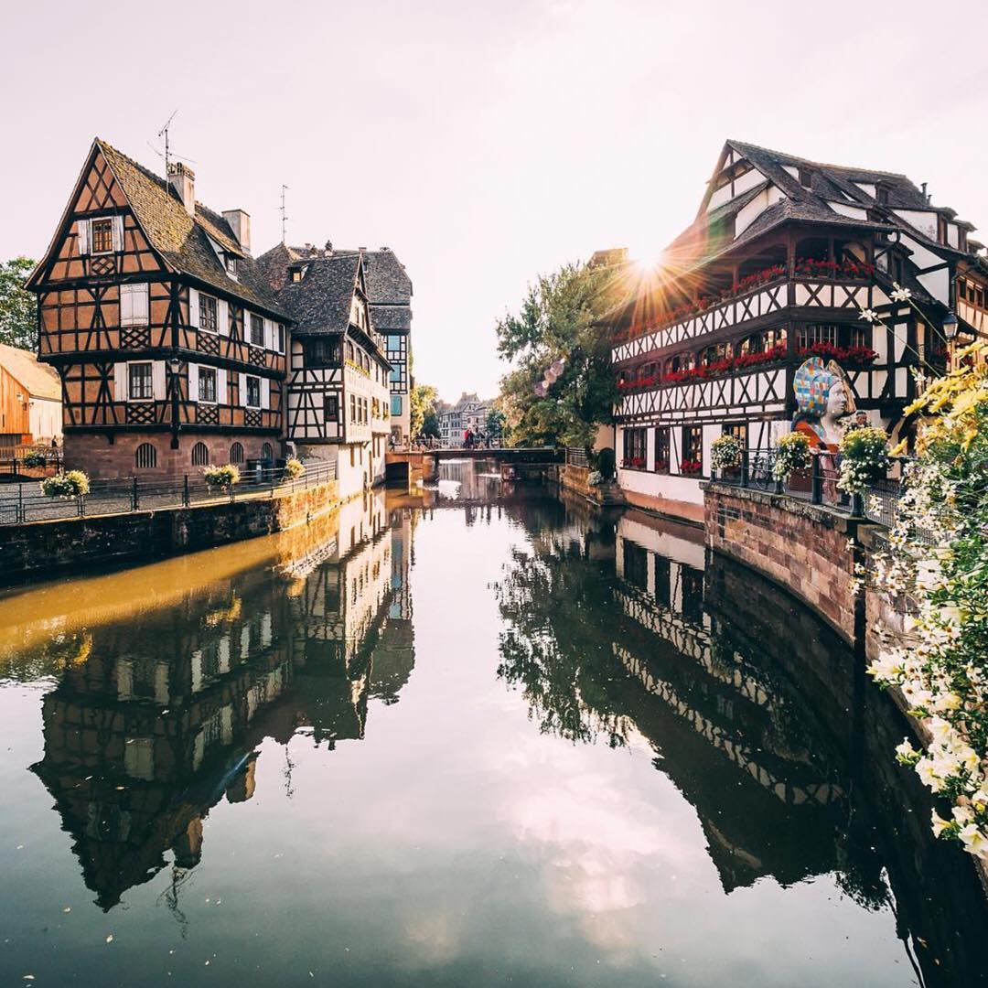 Houses in Strasbourg, France