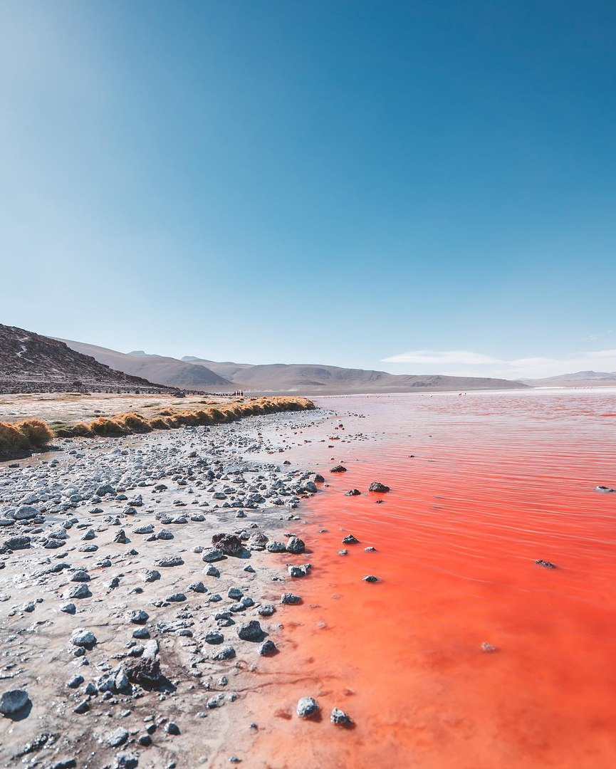 Соляное озеро Салар-де-Уюни в Боливии
