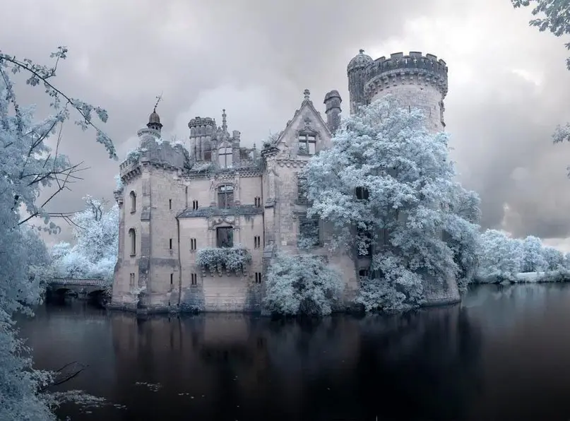 Замок Château de la Mothe-Chandeniers, Франция