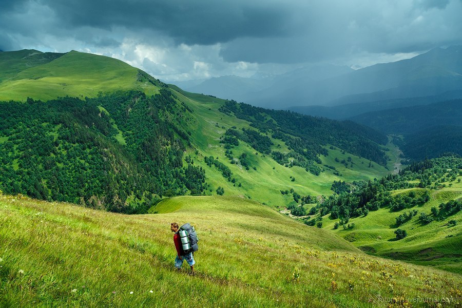 Emerald slopes of the Caucasus