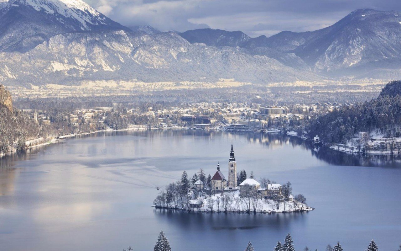 Озеро Блед, Словения. Дух захватывает от подобной красоты!