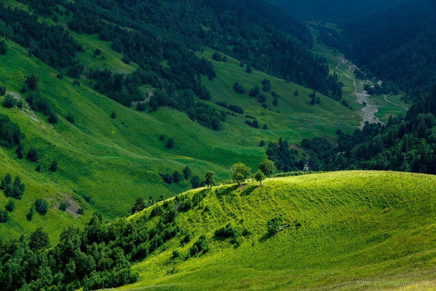 Изумрудные склоны Кавказа