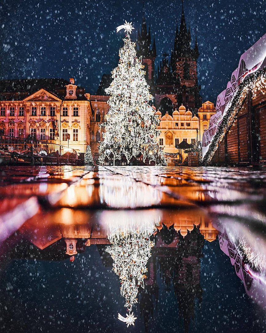 The beauty of the festive Prague