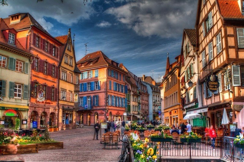 Сказочный эльзаский городок Кольмар, Франция