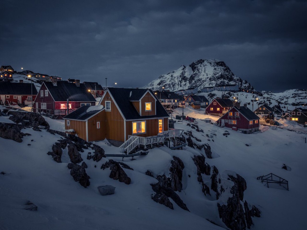 Ночь в Гренландии