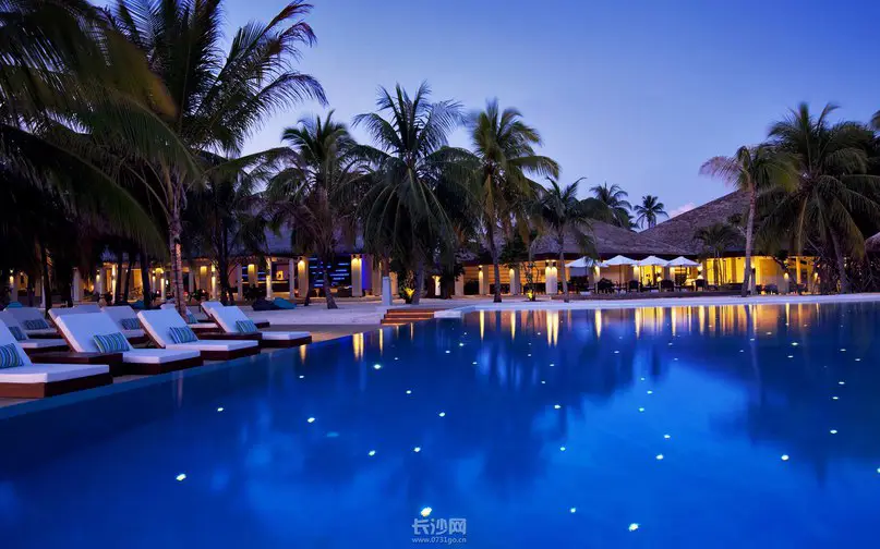 Night in the Maldives