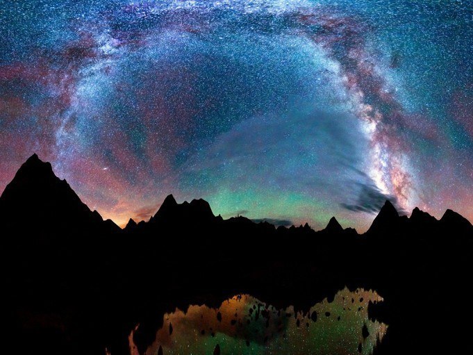 Amazing photos of the Milky Way.