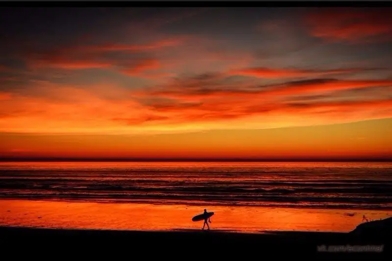 The magic of dawns and sunsets.