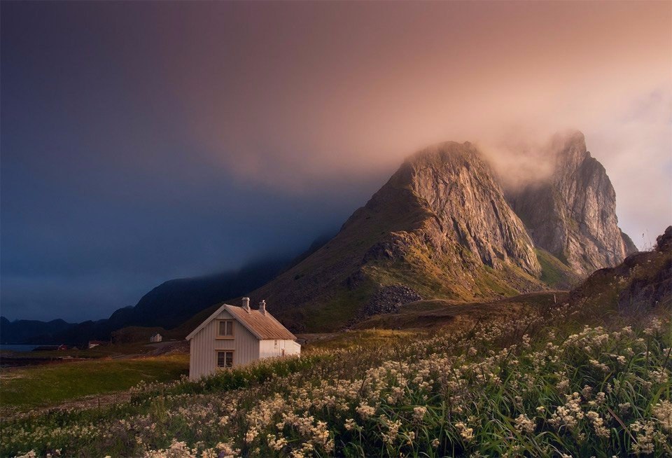 Розкішні пейзажі королівства Норвегія.