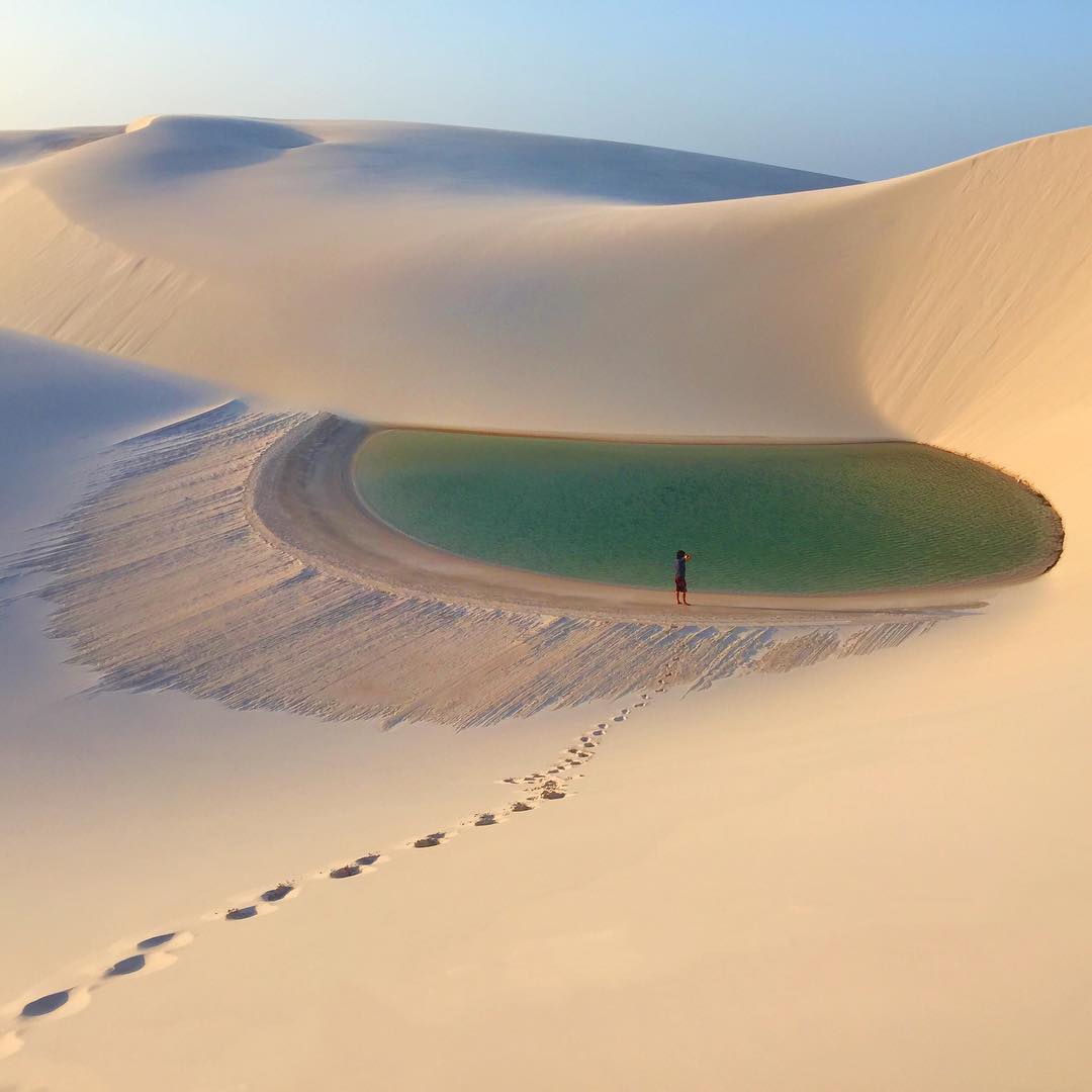 Sand dunes in Brazil.
