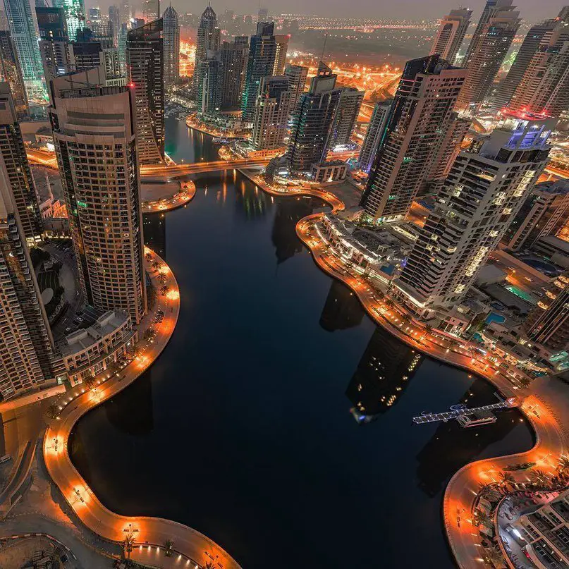 Evening in Dubai