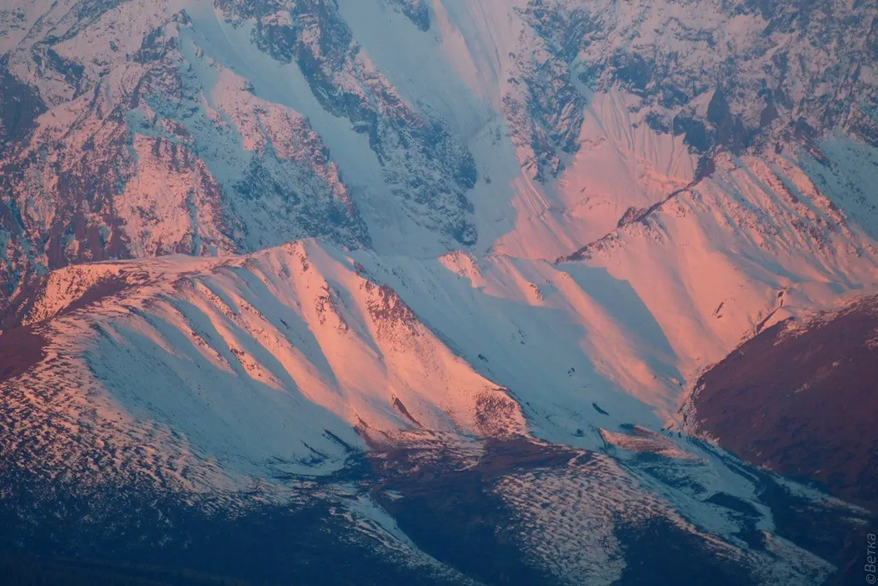 Dawn in the Altai Mountains