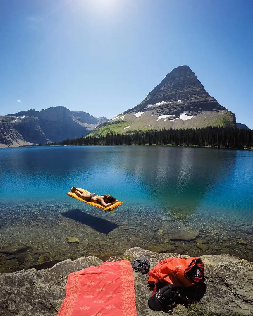 Greatness and beauty of mountain lakes