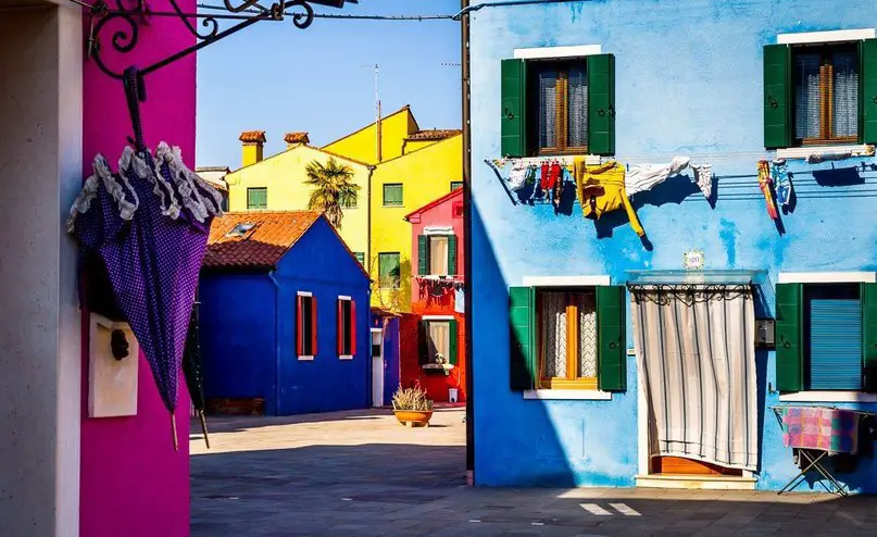 Burano - the brightest region of Venice