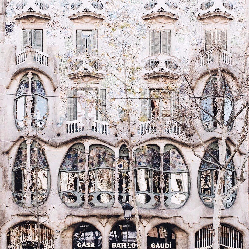 Pieces of architecture in Barcelona