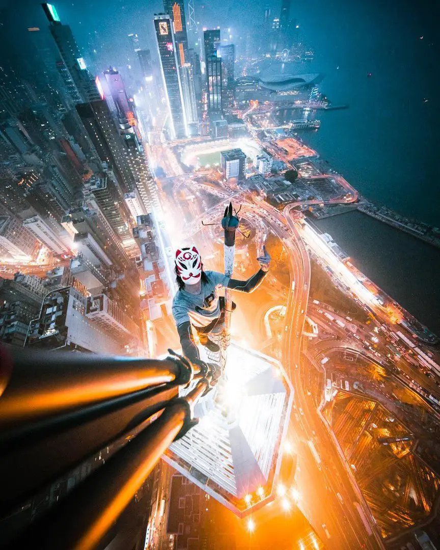 High-altitude Hong Kong