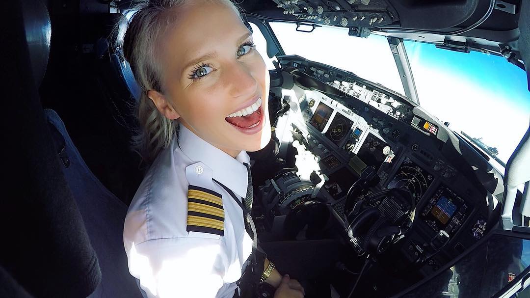 24-year-old pilot from Iceland Maria Fagerström.