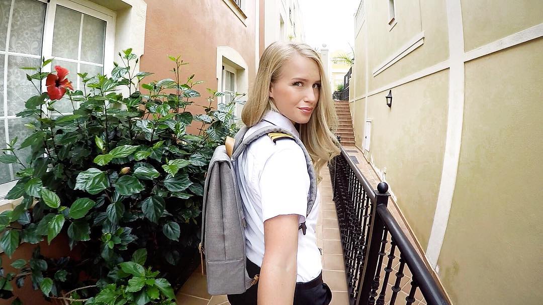 24-летний пилот из Исландии Maria Fagerström.