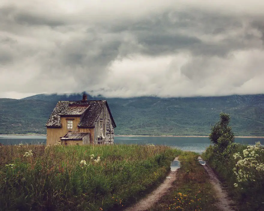 Abandoned houses in Norway.