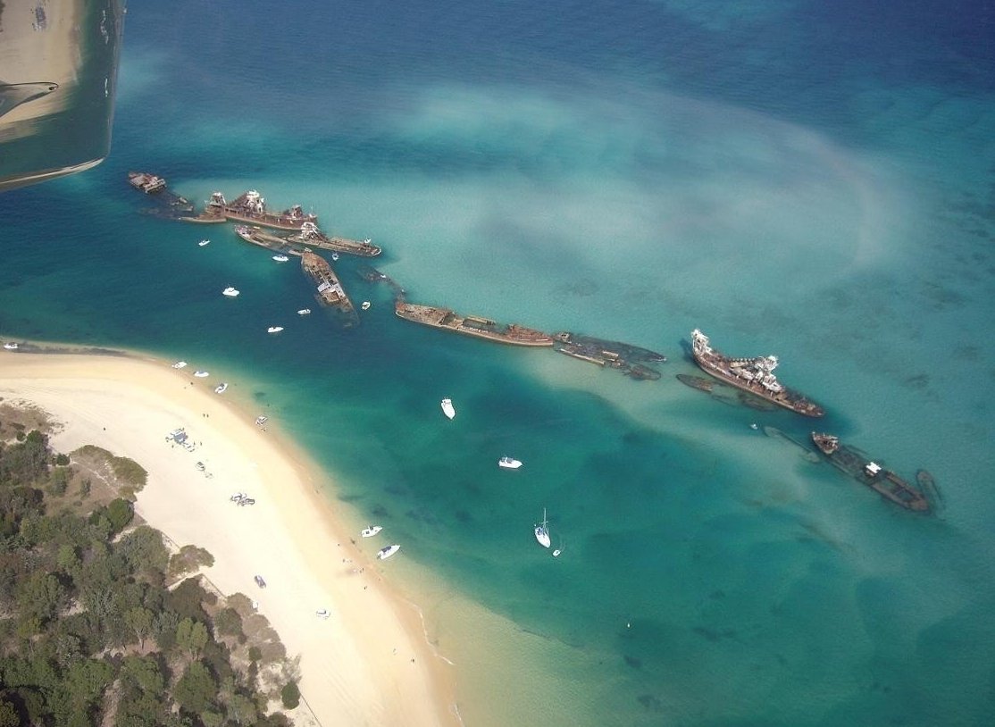 Мортон — песчаный остров затонувших кораблей в Австралии