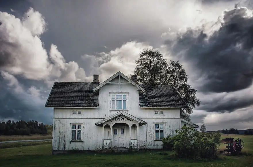 Abandoned houses in Norway.