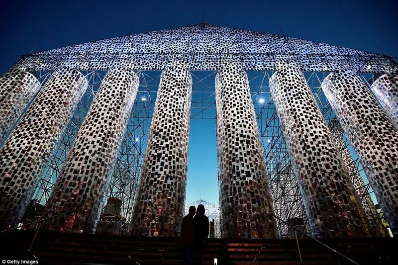 A giant copy of the Parthenon