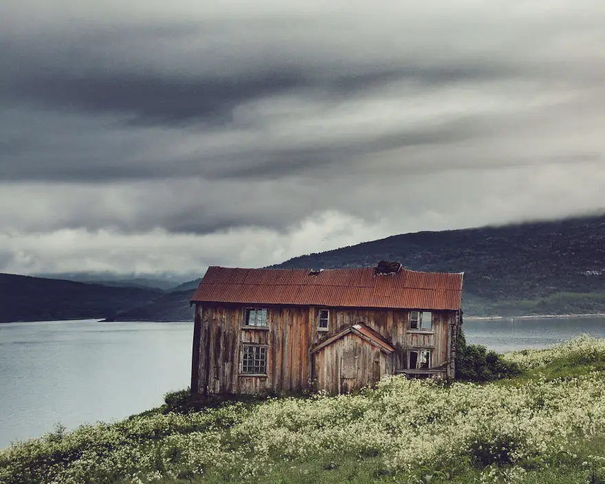 Abandoned houses in Norway.