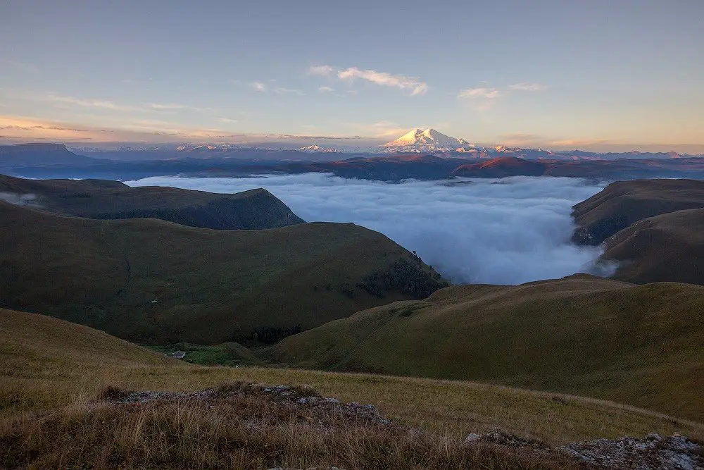 Elbrus in the early morning