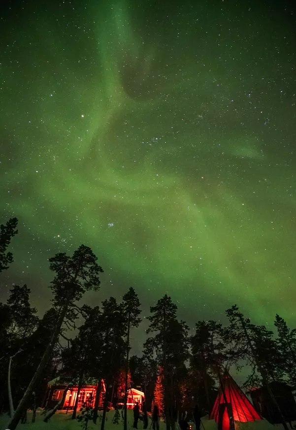 Північне сяйво, Фінляндія