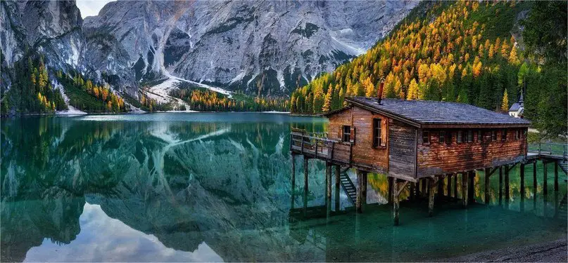 Stunning Lake Bryes, Italy