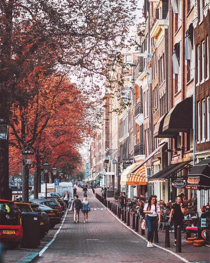 Осень в Амстердаме.