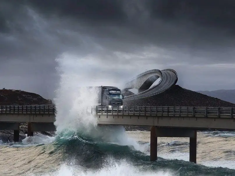 Atlantic Road - the most beautiful road in the world, Norway