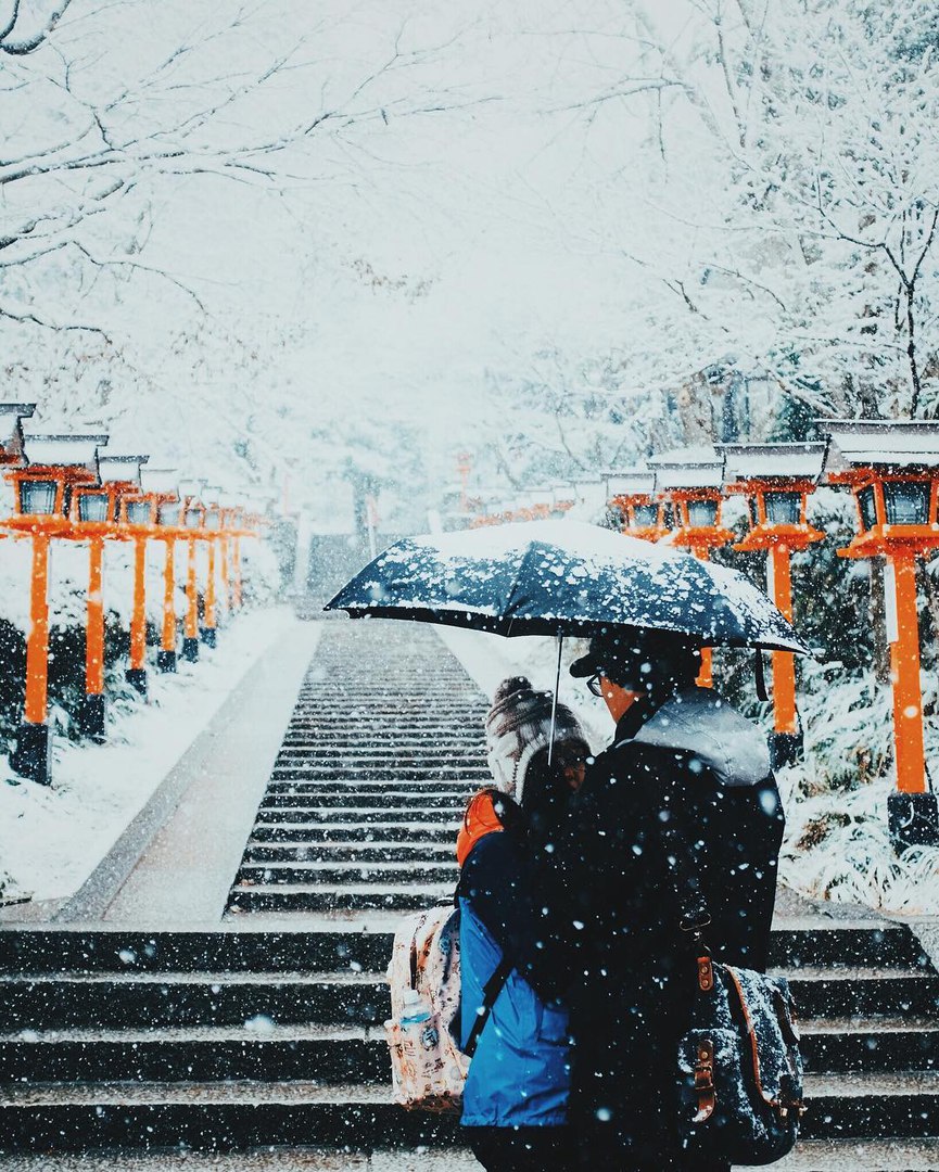 Сніг в Японії