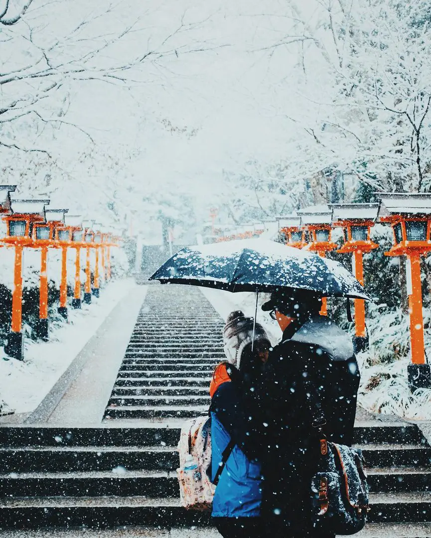 Snow in Japan