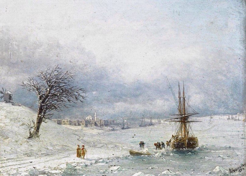 Редкая коллекция зимних пейзажей Айвазовского