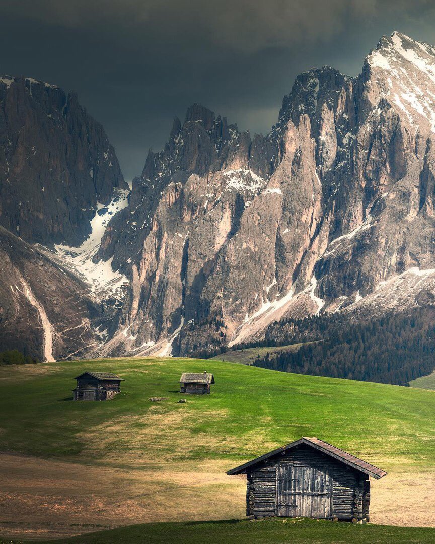 Greatness of the mountains. Dolomite Alps