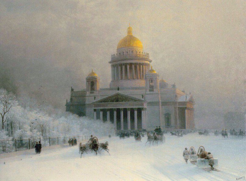 Редкая коллекция зимних пейзажей Айвазовского