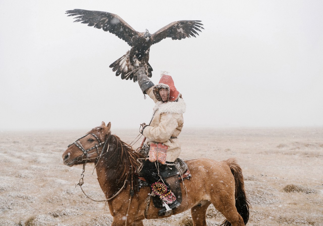 Беркутчи, Охотники в Монголии