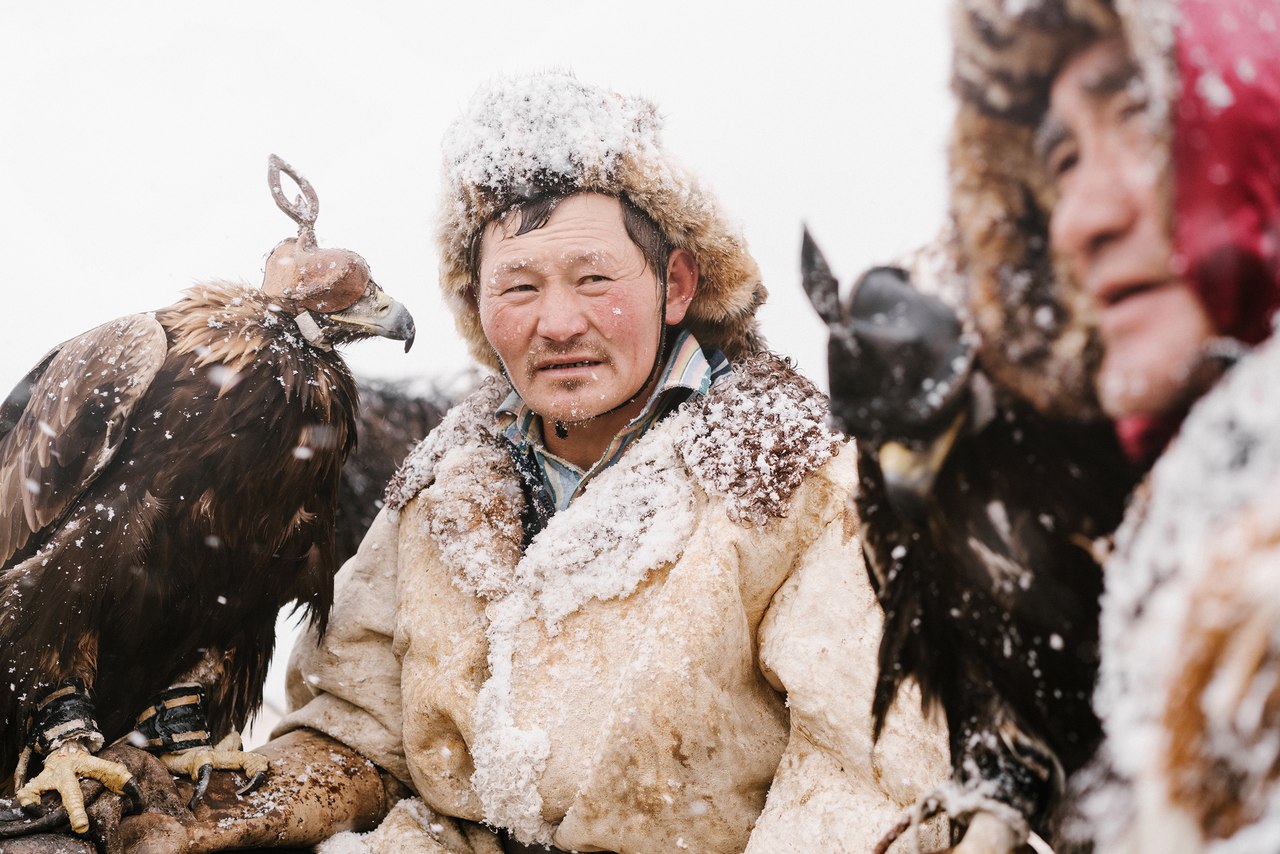 Беркутчи, Охотники в Монголии