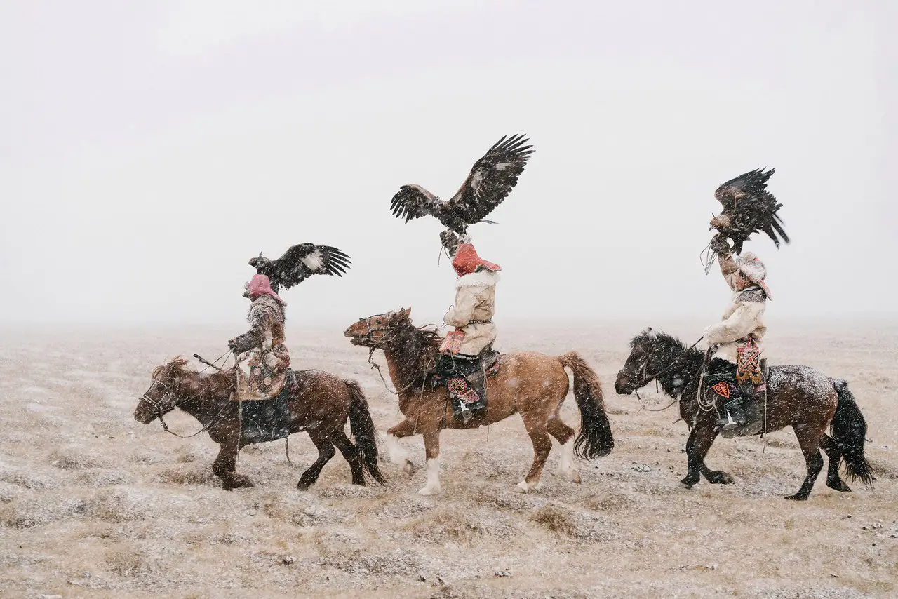 Berkutchi, Hunters in Mongolia