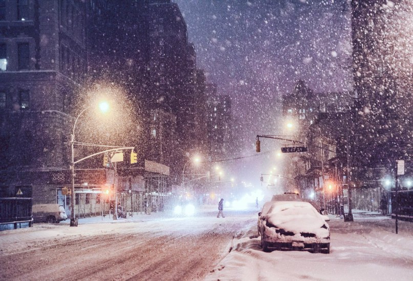 Snowy New York
