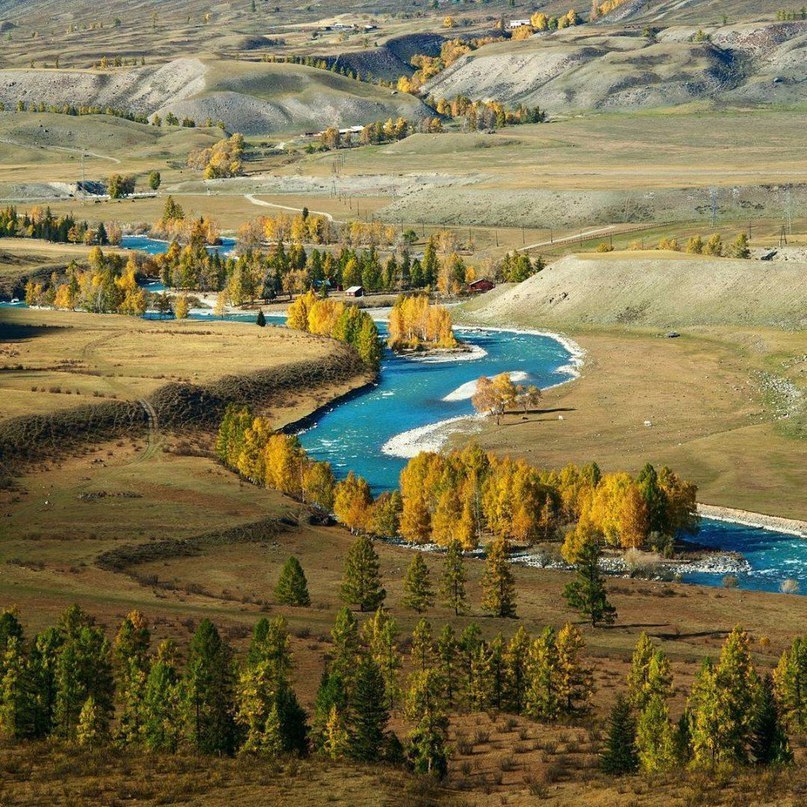 Долина річки Відчуваючи, Гірський Алтай