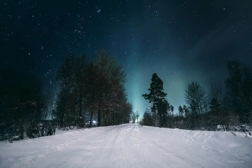 Тихая деревенская ночь
