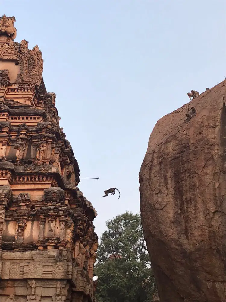 India, Dudhsagar waterfall, Hampi and sunset on the Andaman Sea