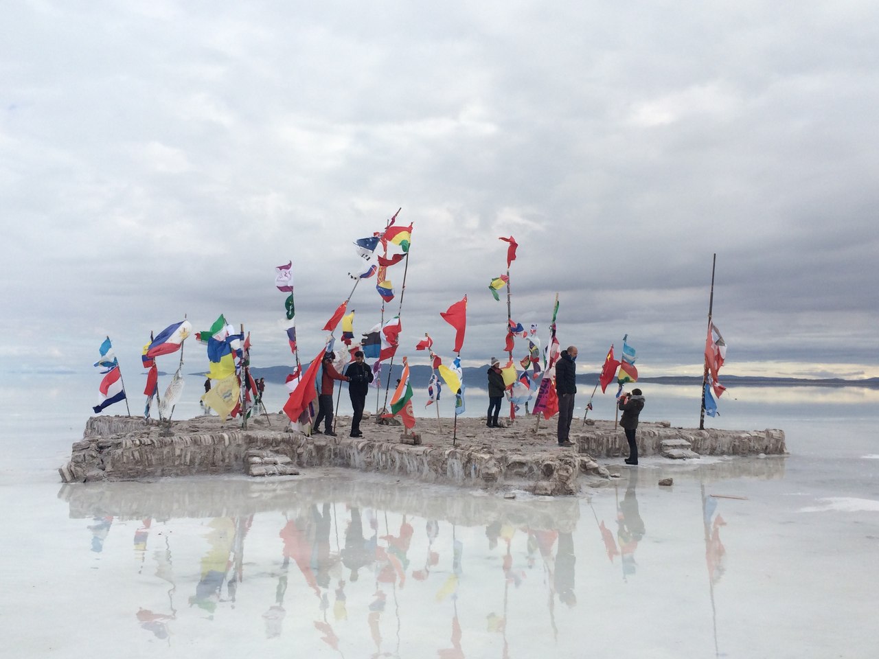 The Uyuni solonchak (Bolivia)