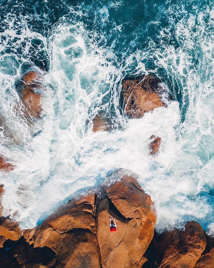 Bright colors of the Australian coast